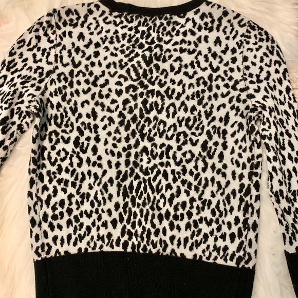 Express Leopard Print Cardigan - Picture 2 of 4